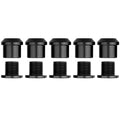 Alugear chainring nuts 7 mm + bolts 6.5 mm