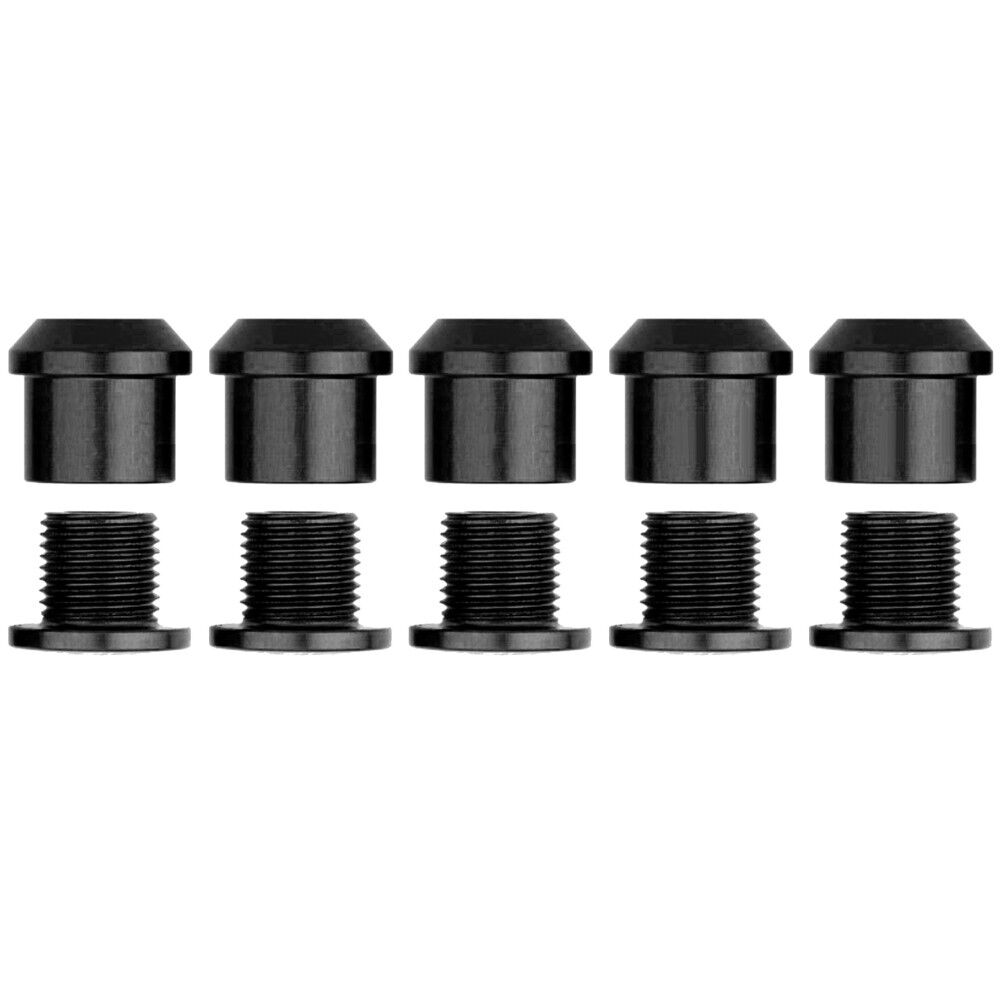 Alugear chainring nuts 7 mm + bolts 6.5 mm