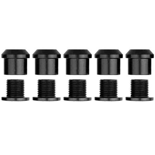 Alugear chainring nuts 7 mm + bolts 6.5 mm