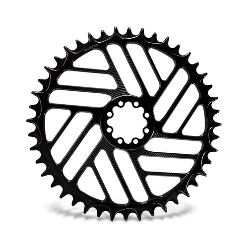 Alugear Gravel Beach Ball chainring for Sram 8-Bolt Direct Mount Axle Type