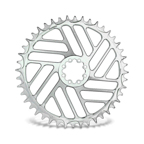 Alugear Gravel Beach Ball chainring for Sram 8-Bolt Direct Mount Axle Type