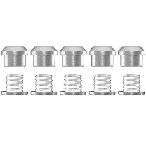 Alugear 5 mm chainring nuts + 6.5 mm bolts