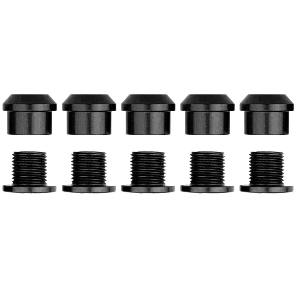Alugear 5 mm chainring nuts + 6.5 mm bolts