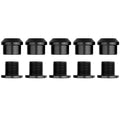 Alugear 5 mm chainring nuts + 6.5 mm bolts