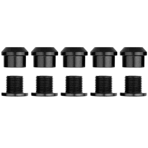Alugear 5 mm chainring nuts + 6.5 mm bolts