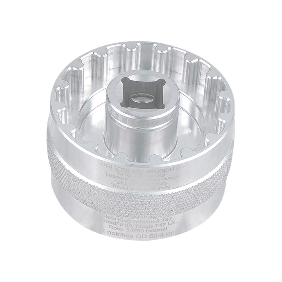 Super B Bottom Bracket Tool for External Cups 12-Notch – Chris King T47, 30 Enduro T47 PF30 TB-1076