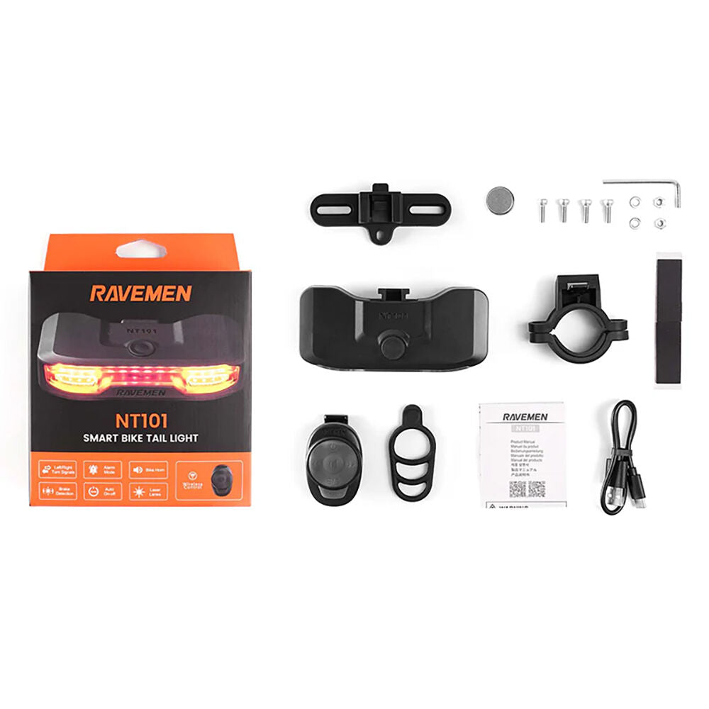 Ravemen NT101 rear light with radar 2026