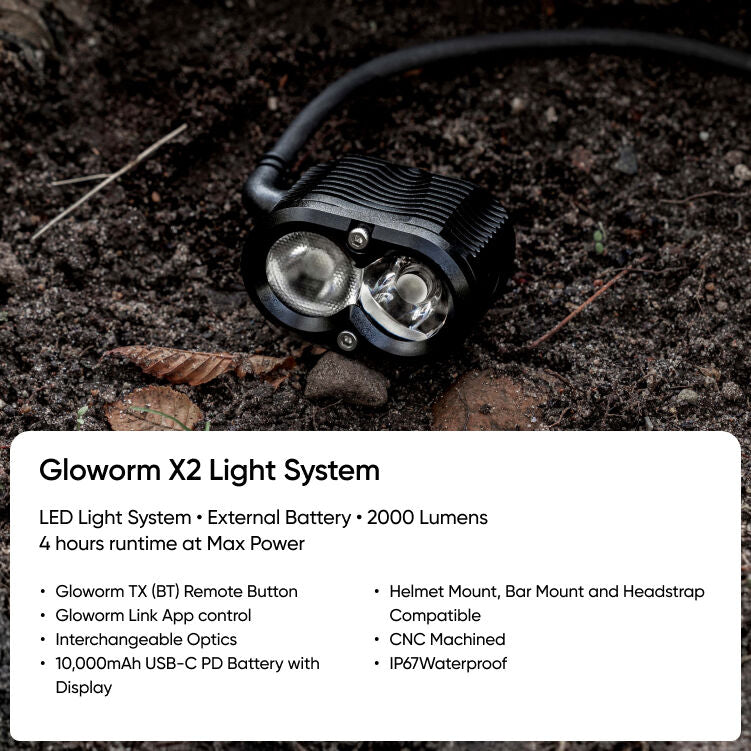 Gloworm X2 Lightset G2.1 front light