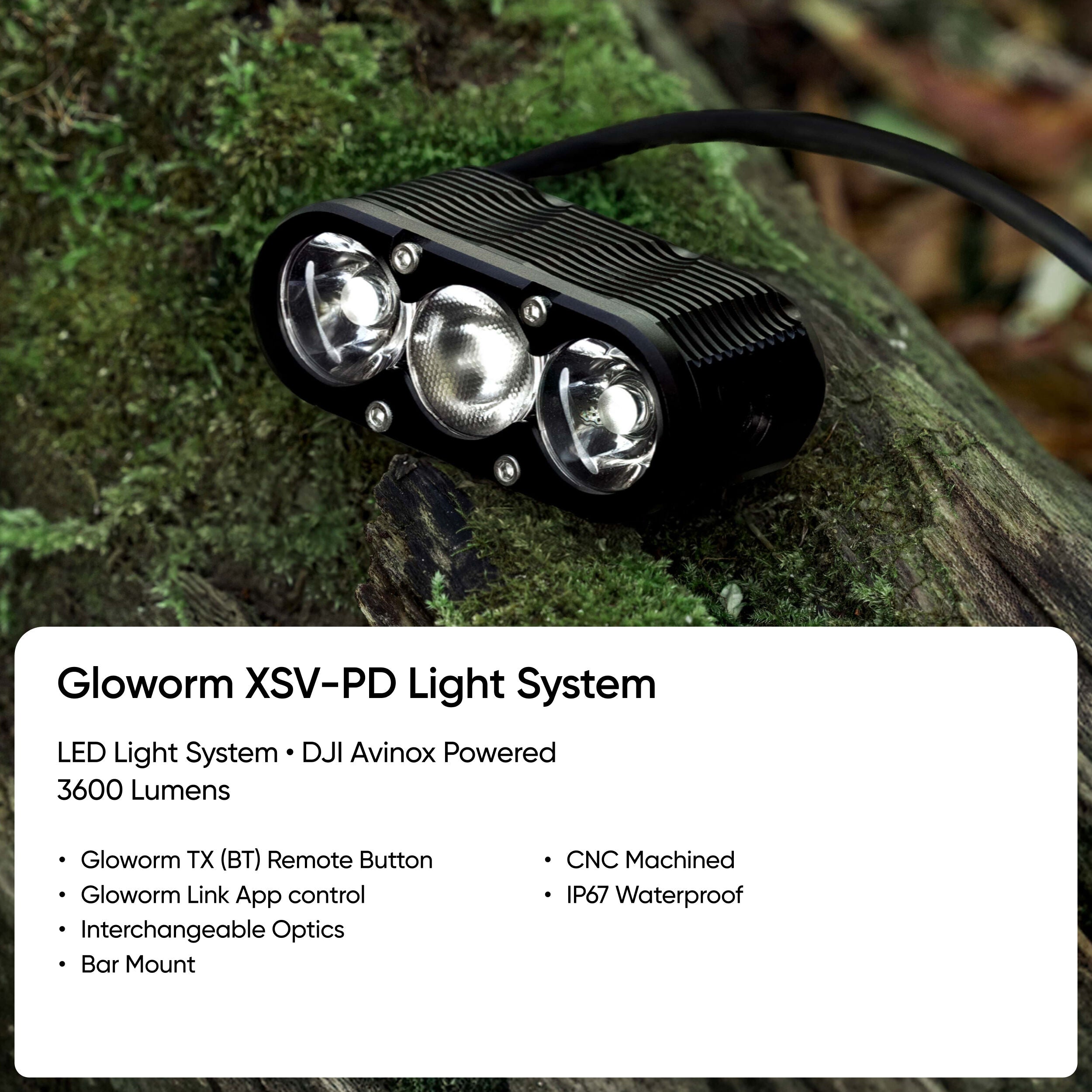Gloworm XSV-PD Lightset G2.1 front light