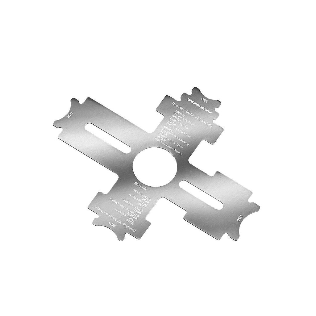 Token tool for measuring bottom brackets